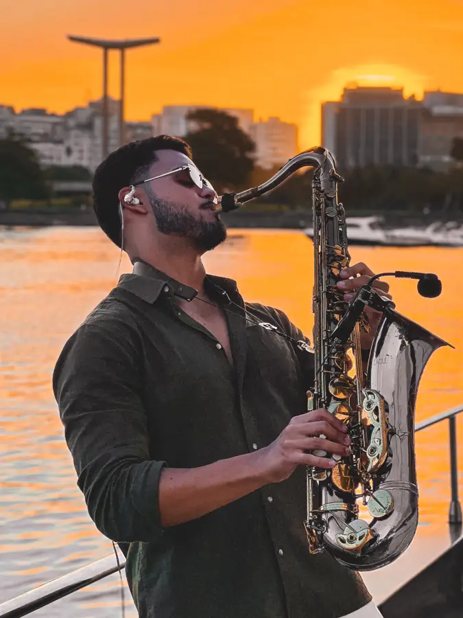 Jhonatan Rodrigues: Pôr do sol no Aterro do Flamengo